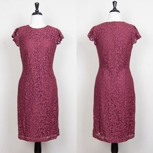 ANN TAYLOR Lace Sheath Dress